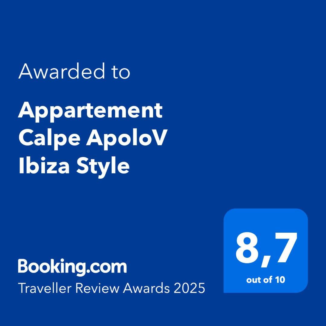 Appartement Calpe Apolov Ibiza Style Exterior foto